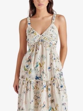 NWT Steve Madden Eliora Floral Tiered Maxi Dress M